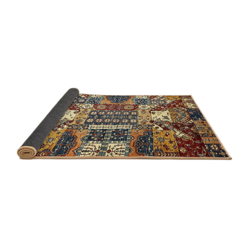 Tapis abstrait moderne 526, Rond 5 pi