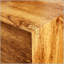 Table basse carrée en bois aggloméré de style naturel, parfaite pour la vie Wabi-Sabi et polyvalente dans n'importe quelle pièce