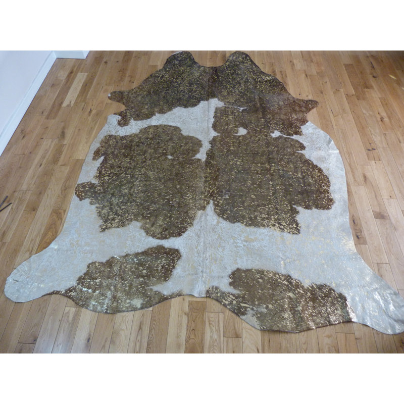 Damaris Cowhide 190cm X 233cm Area Rug