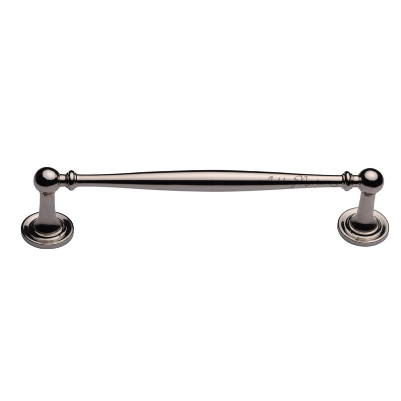 Polished Nickel Solid Brass Cabinet Bar Pull with Mounting Hardware
