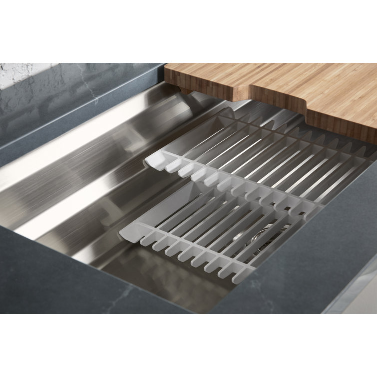 K-23652-NA Prolific 44" L x 18-1/4" W x 10" Undermount Single Bowl Kitchen Sink with Accessories