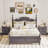 3 Drawer Bedside Table With Reading Light-829931889