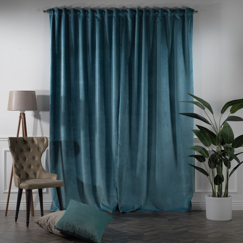 Decorative Double Panel in Matt, Extra Wide X Extra Long, L 52 po x L 108 po, 40 - bleu céleste