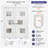 Solid French Double Doors Opaque Glass Sete 6933 White Silk Wood Solid Panel Frame Closet Bedroom Modern Doors 48" x 84" (2* 24x84)-58145213