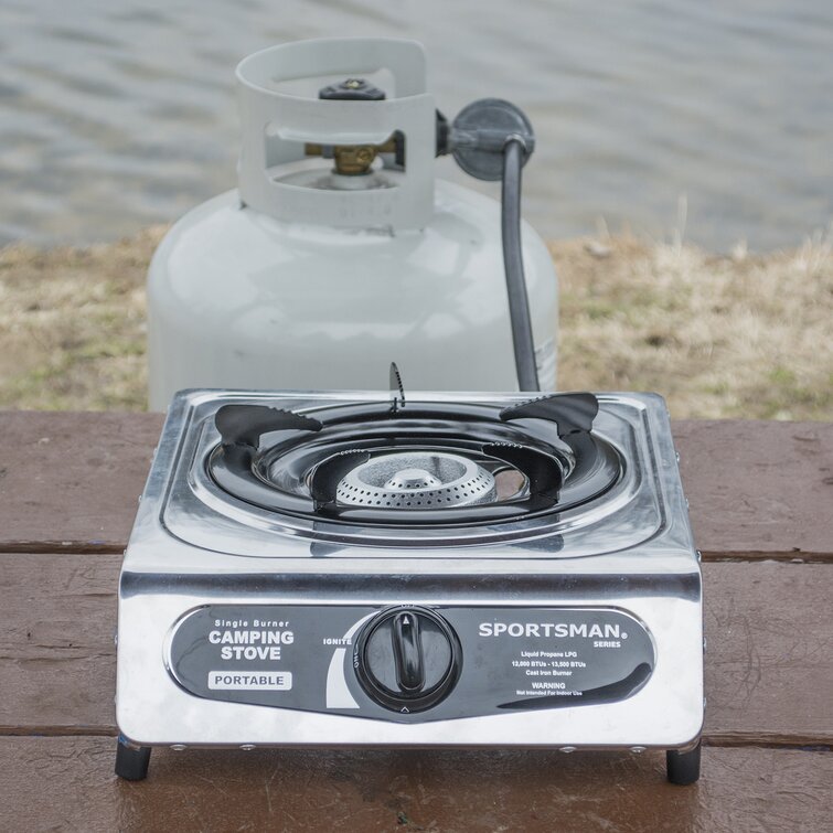 Outdoor & Indoor Portable Propane Stove, Single Burners with Gas