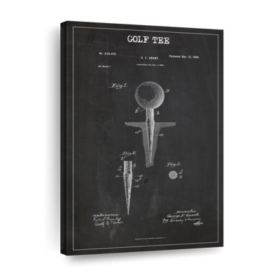 «Golf Tee», reproduction sur toile