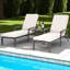 Chaise longue d'extérieur en aluminium Cheshire-966873894