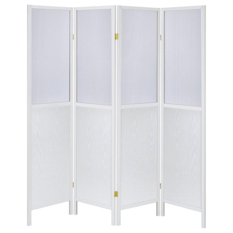 Paravent pliant Florentin, Blanc