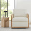 Fauteuil demi-tonneau pivotant Juliette