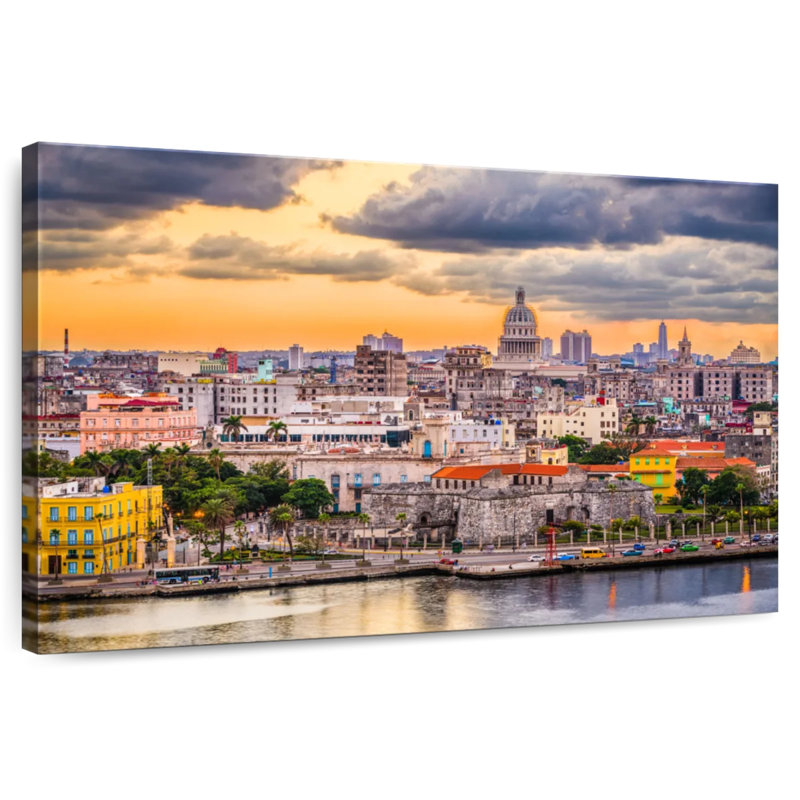 Sireci Havana Skyline, 24" H x 36" W