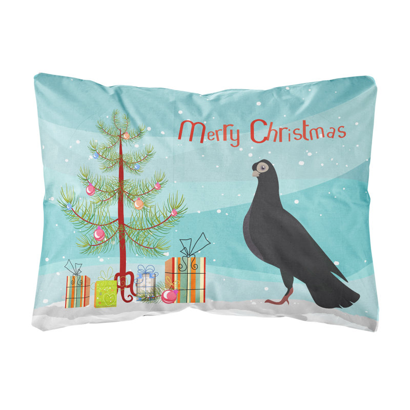  Coussin décoratif d'intérieur / extérieur de Noël à motif de pigeons de Budapest