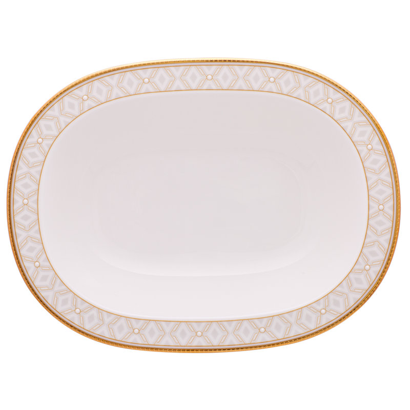 Noritake Noble Pearl Oval Vegetable Bowl, 10-1/2", 24 oz.