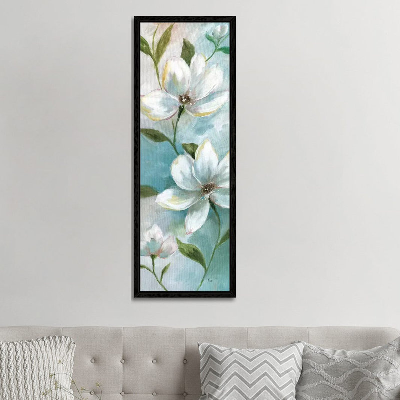 Spring Promise II by Nan - Panoramic Print on Canvas, 152.4 cm H x 50.8 cm W, Black Framed