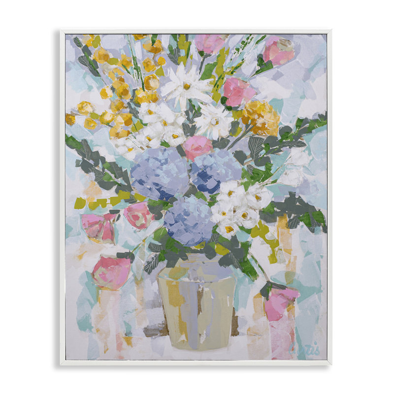 Estampe numérique pastel encadrée, design par Joan Curtis, H 30 po x l 24 po, Estampe numérique encadrée blanc bord de mer
