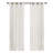 Vollmar Linen Blended Grommet Semi-Sheer Curtain Pair-19359321-19359316
