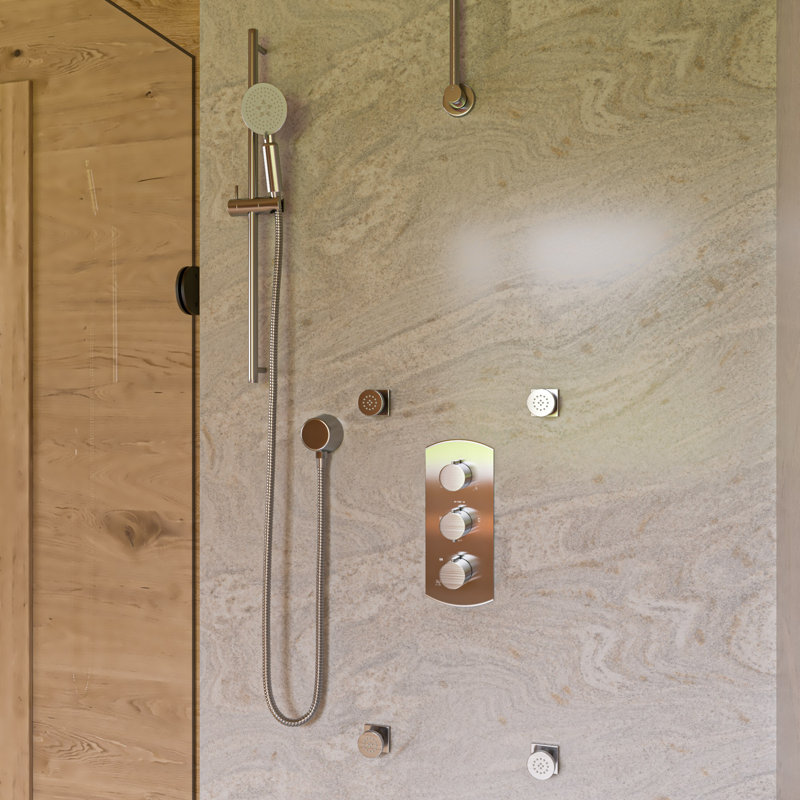 Massage/Jet Handheld Shower Head 2.5 GPM GPM, Brushed Nickel