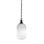 Luminaire suspendu à chaîne avec verre 8,25 po Carina