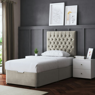 Seraphine Chesterfield 2 Draw Divan Bed with Headboard