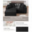Canapé modulaire en L avec causeuse, canapé-lit désossé avec repose-pieds, combinaison reely, aucun assemblage requis, conception modulaire, tissu respirant, convertible en lit, futon-843120119