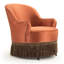 Alleffra Barrel Chair Chair with Ottoman