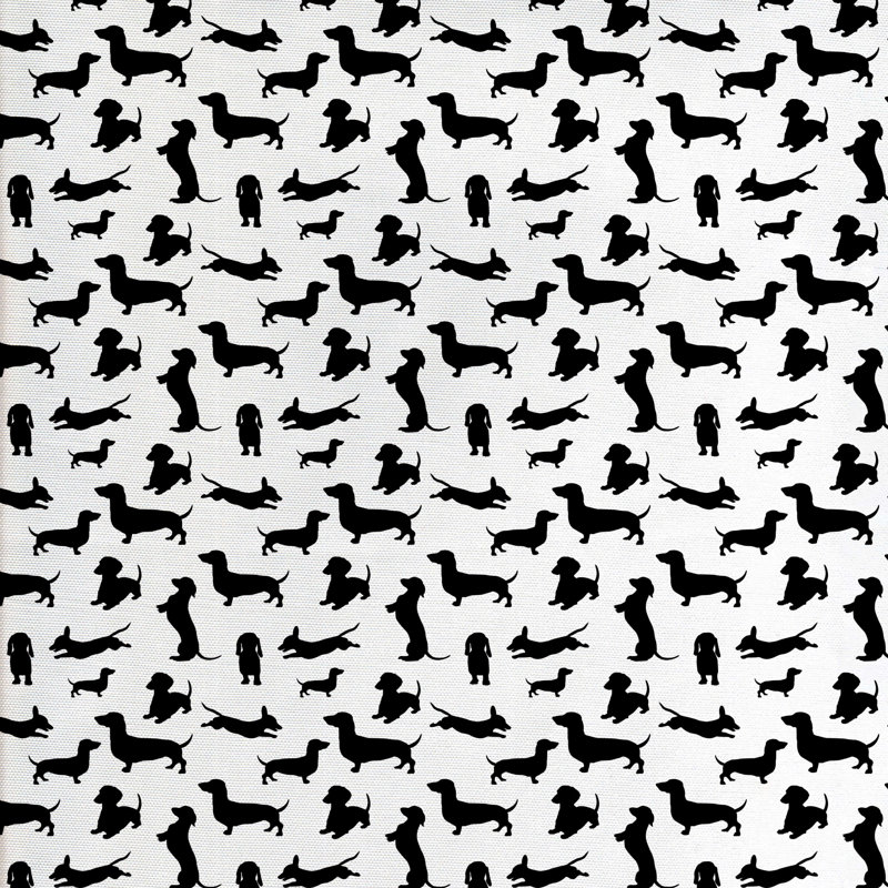 Tissu amateur dog, H 36 po x l 58 po x P 1 po