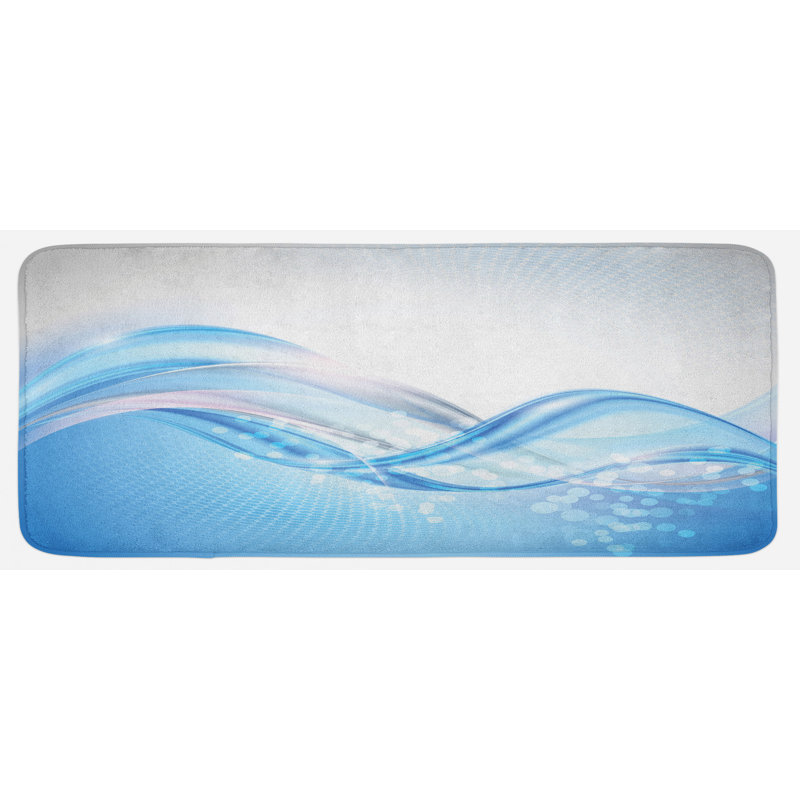 Tapis de cuisine abstrait