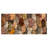 Contemporary Abstract Printed Rug with Soft Pile and Striking Design Ideal for Enhancing the Modern Aesthetic of Any Room in Your Home or Office-1396449650