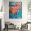 Flamingos Print by Lawrence Behunek-85294860