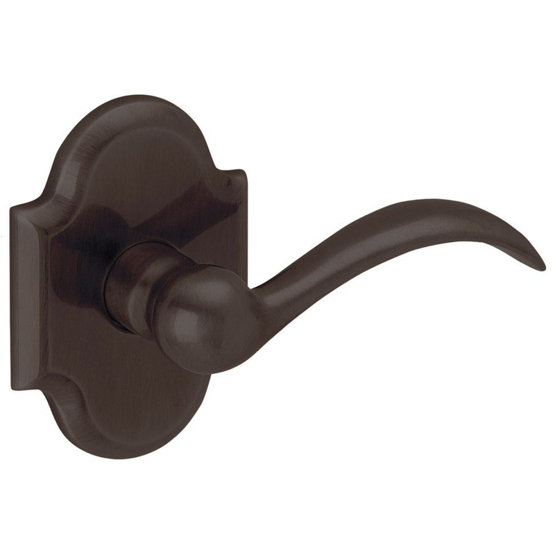 Beavertail Single Dummy Door Lever with R030 Rose, Venetian Bronze, Right Handing