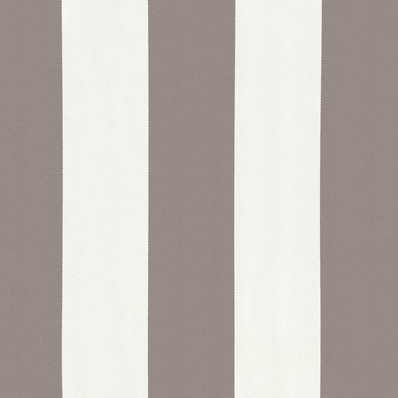 VidaXL Polyester Cover Retractable Patio Awning, 165cm H x 300cm W x 250cm D, Striped, White/Gray
