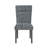 D86 Grey 2pc Dining Chair Set