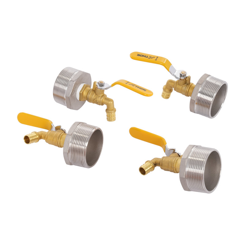 Robinet de baril en acier inoxydable 4PCS, robinet de baril en laiton