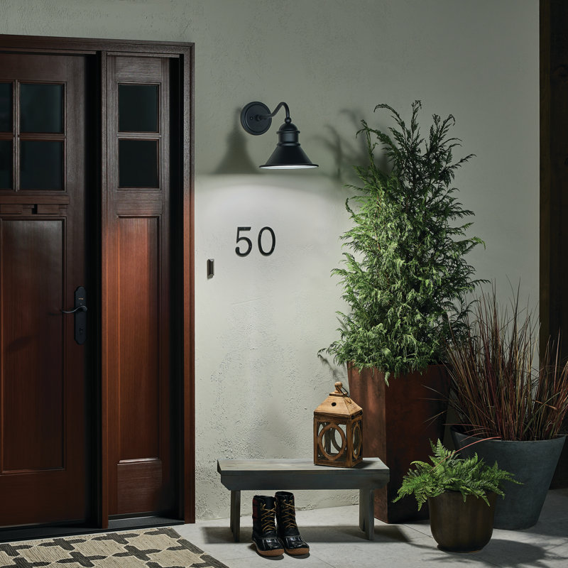 Vivek Wall Light, 12'' H x 10'' W x 10" D, Black