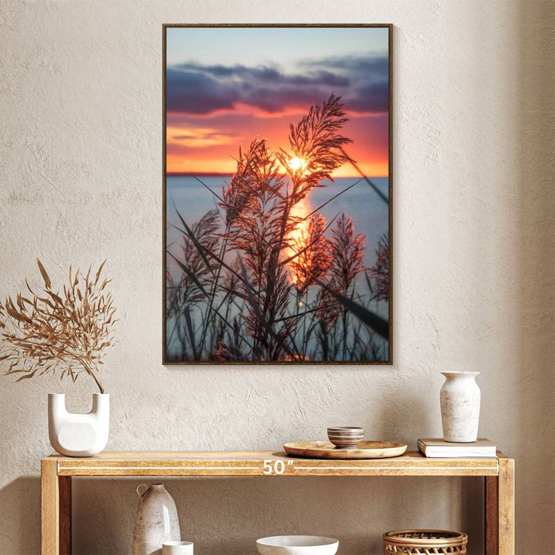 Potentiel exaltant, Cadre flottant noyer, 27 po x 40 po