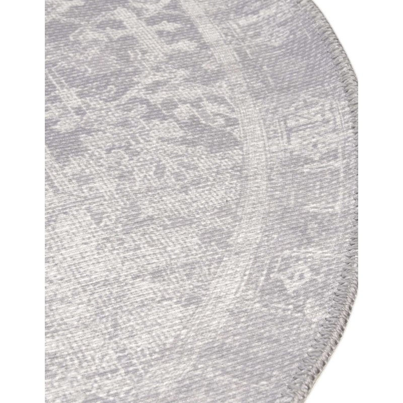 Chenille Abstract Indoor Rug, Round 3'6"