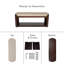 Banc de rangement en bois massif Noah-121354316