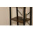 Ladder Shelf, Bookshelf Bookcase, Freestanding Corner Storage Shelve with 2 Hooks for Home Office, Living Room, Kitchen, Bedroom, Industrial, 11.8"D x 13.4"W x 72.8"H, Rustic Brown-398388768-390244767