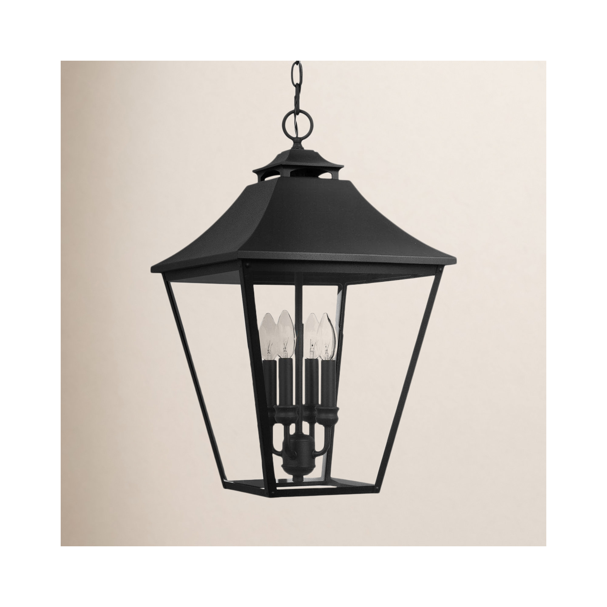 Nael Seeded Outdoor Metal Pendant