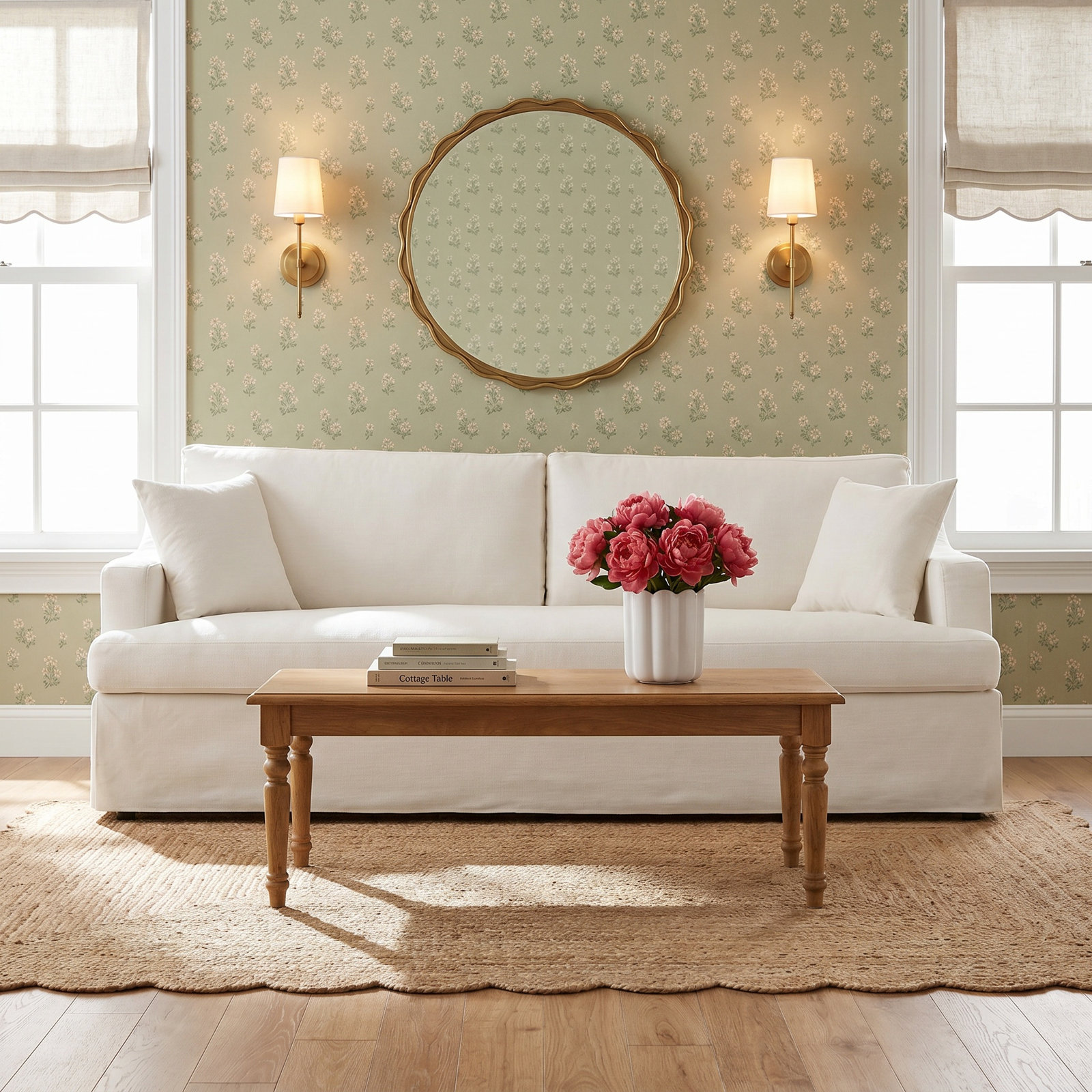 Lucie 89" Sofa, Linen