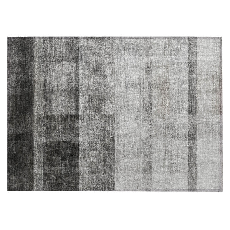 Wanette Striped Indoor / Outdoor Rug, Rectangle 1'8" x 2'6"