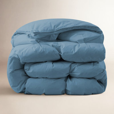 Winter Goose Down Comforter with 300 TC Organic Cotton Fabric