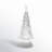 18.5"H Christmas Lighted Rotating Table Tree