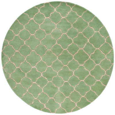 Carolene Hand Tufted Wool Geometric Rug