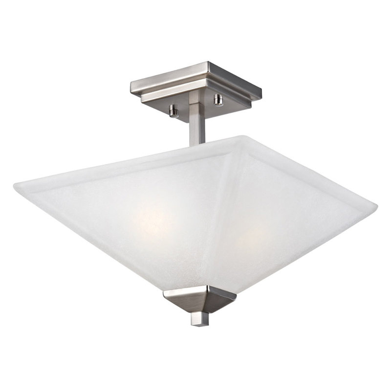 Bendigo Glass Semi Flush Mount