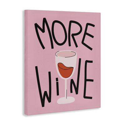 «More Wine on Pink», art mural par House of Lulu