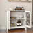 Kitchen Cabinet With Double Glass Doors