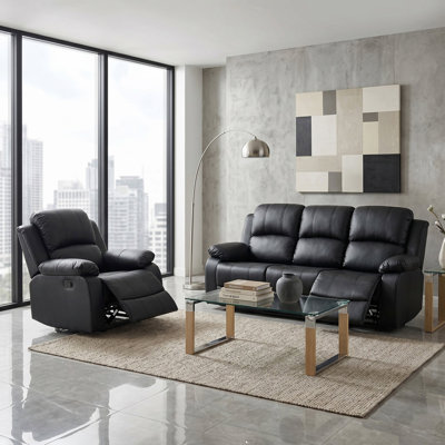 Ensemble de canapé et de fauteuil 2 pièces Idoo Vegan