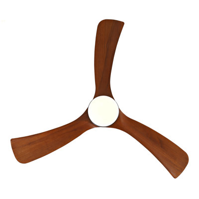 Hot Sales 42 Inch Ceiling Fans With Lights And Remote, Outdoor Ceiling Fan For Patios With Light 3 Blades Modern Ceiling Fan Noiseless Reversible DC Motor, Wood Fan For Farmhouse