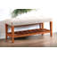 Banc en tissu gris clair Charla-222646617