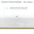 Pierre 24 Single, Freestanding, Open Shelf, Gold Metal Frame Bathroom Vanity-59097696